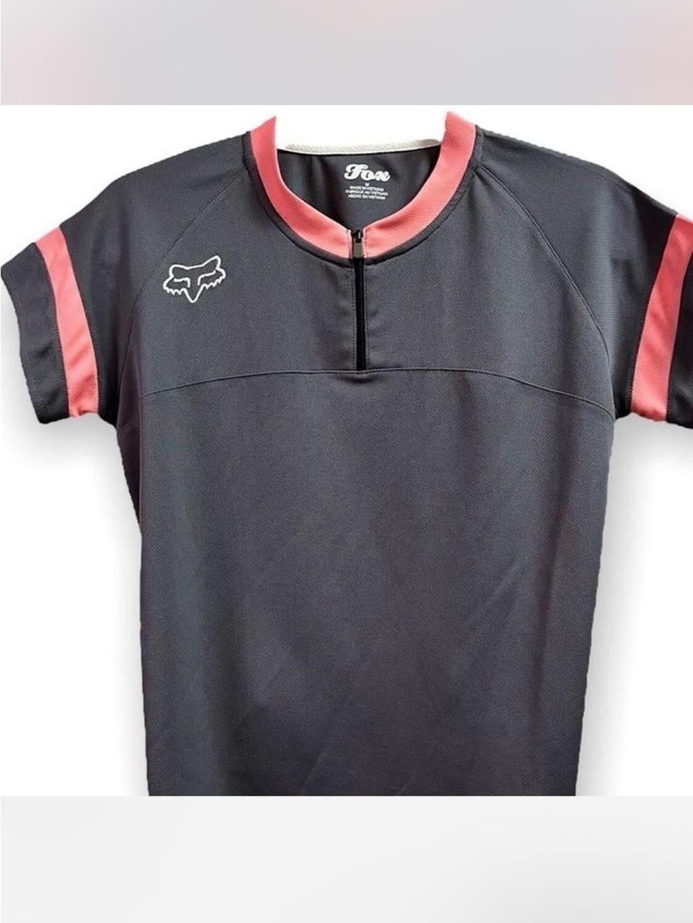 Fox WOMENS  Black and Pink Short Sleeve Athletic Top